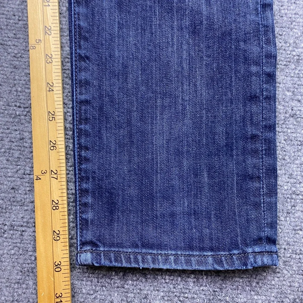 Lucky Brand 121 Heritage Slim Jeans Mens 29x30 Dark Wash Candiani Denim 7M12119